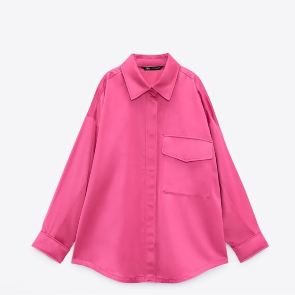 Zara Pink Shirt and Shorts Set